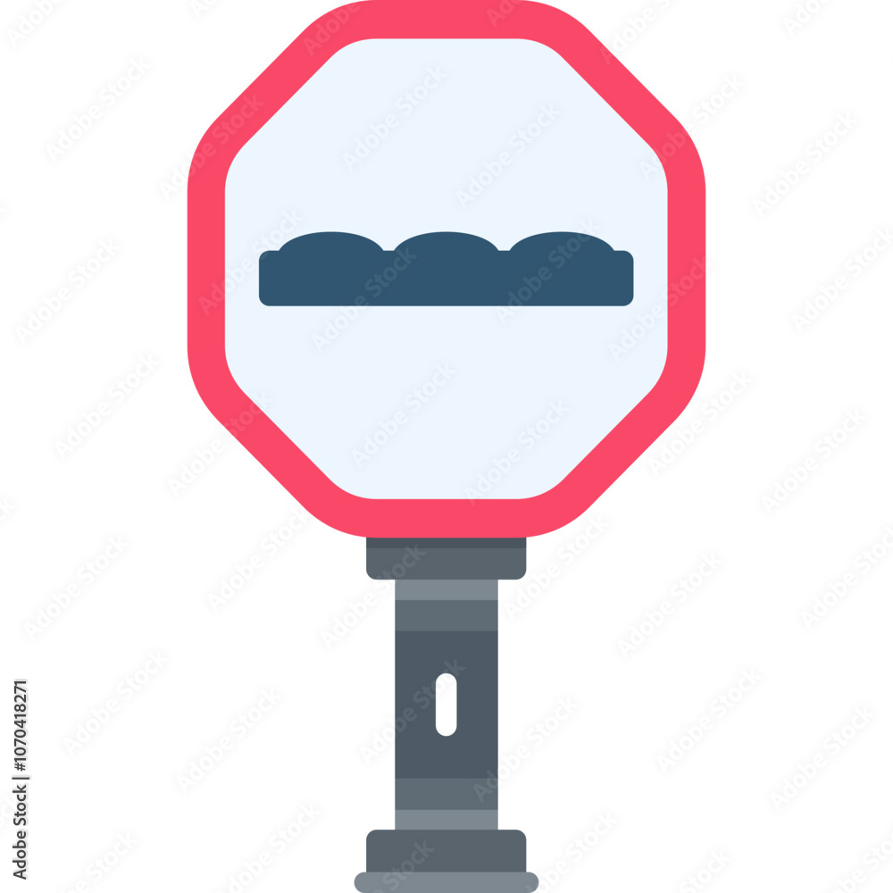 Bump Sign Icon Bump Sign Icon