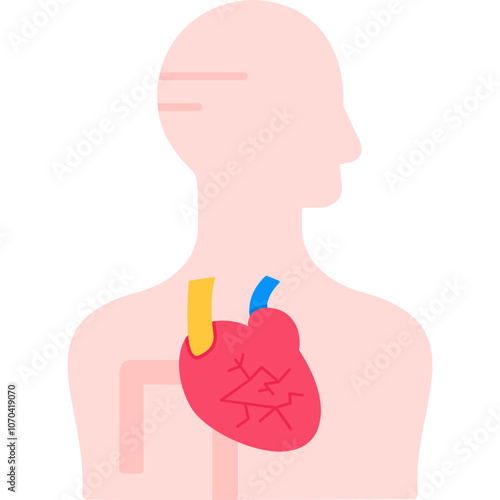 Blood Supply System Icon