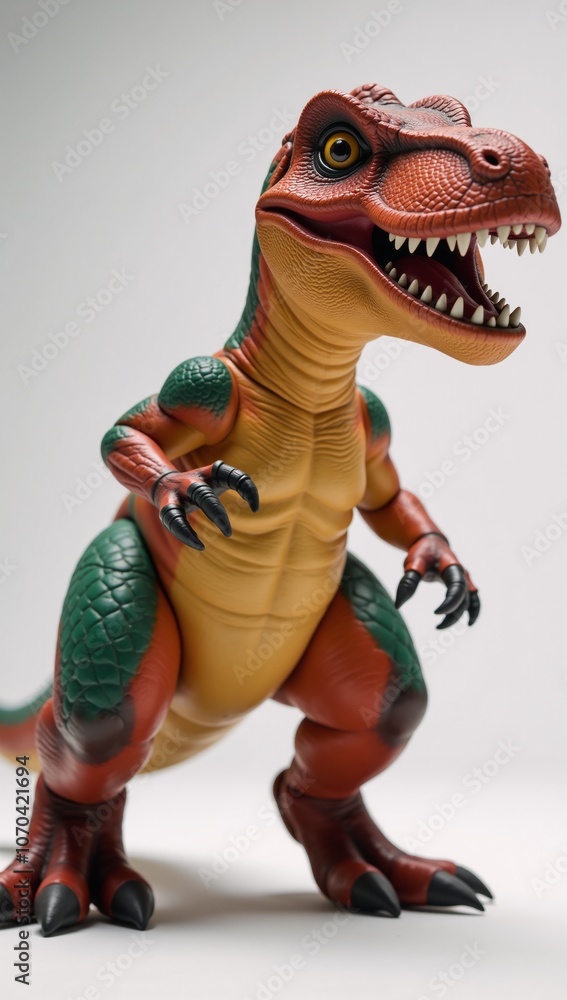 Fototapeta premium Cartoon dinosaur reptile creature