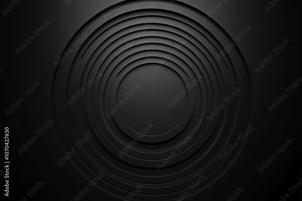 Fototapeta premium Minimalist Background with Concentric Circles Design