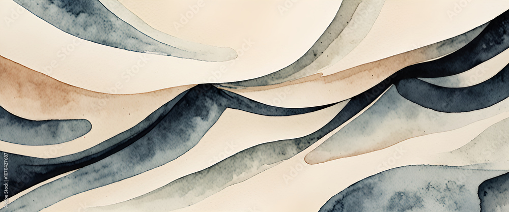 Obraz premium illustrazione sfondo con elementi astratti a tema geometrico surreale