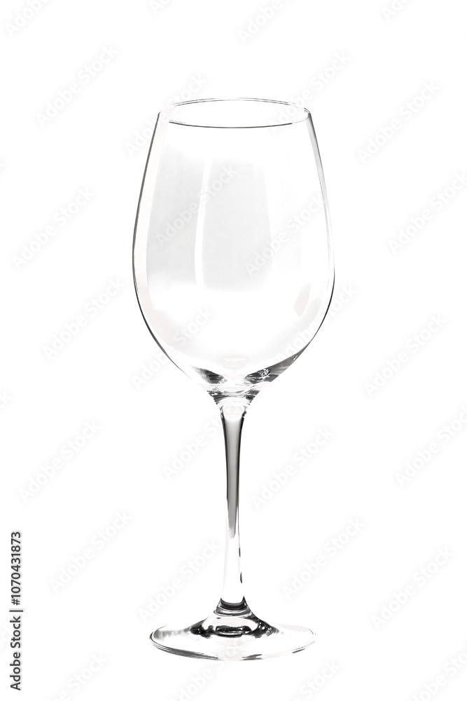 empty glass isolated on white empty glass isolated on white