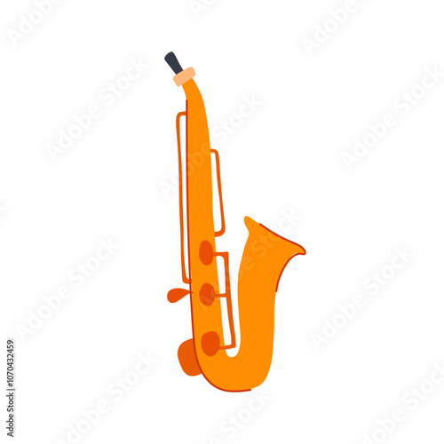 saxophonist saxophone cartoon. notes smooth, soulful groove, rhythm blues saxophonist saxophone sign. isolated symbol vector illustration