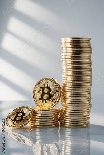 Bitcoin Digital Currency and Blockchain photo