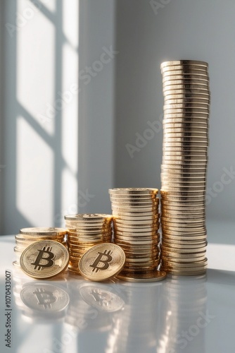 Bitcoin Digital Currency and Blockchain photo