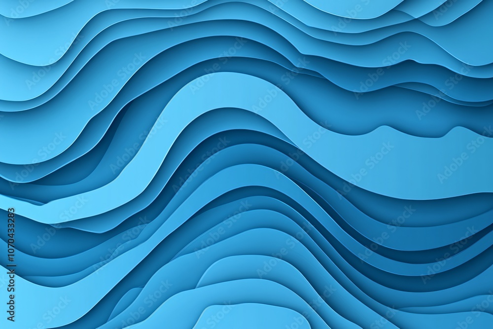 Fototapeta premium Soft Gradients with Organic Overlapping Shapes