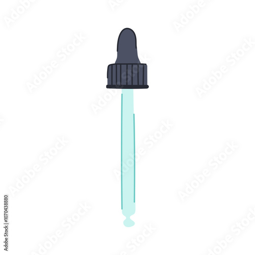 vitamin serum dropper cartoon. elixir glow, rejuvenate nourish, moisture treatment vitamin serum dropper sign. isolated symbol vector illustration