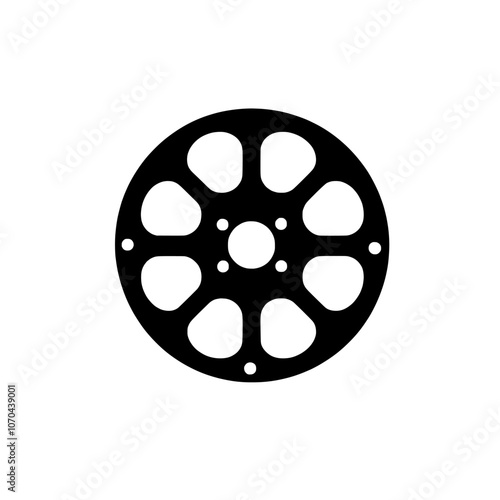 Movie tape modern, icon, symbol, logo, clipart, isolated. Modern illustration on white background.