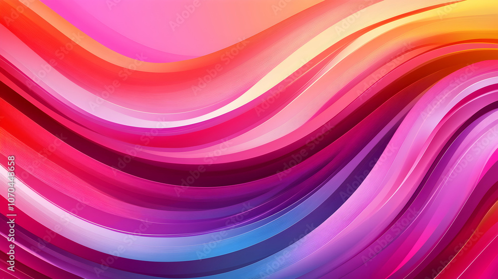 Obraz premium Abstract wavy background with vibrant colors.