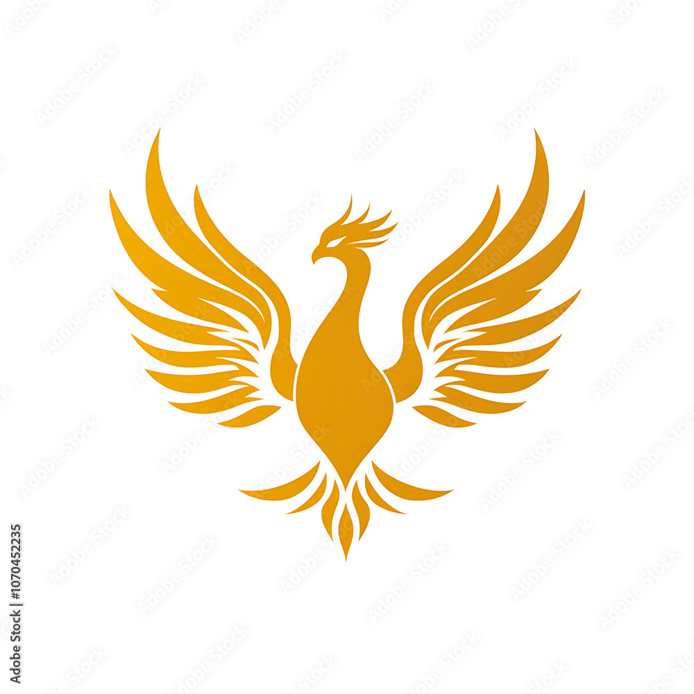 golden phoenix with majestic wings symbolizes rebirth and strength, showcasing intricate details and powerful presence golden phoenix with majestic wings symbolizes rebirth and strength, showcasing intricate details and powerful presence
