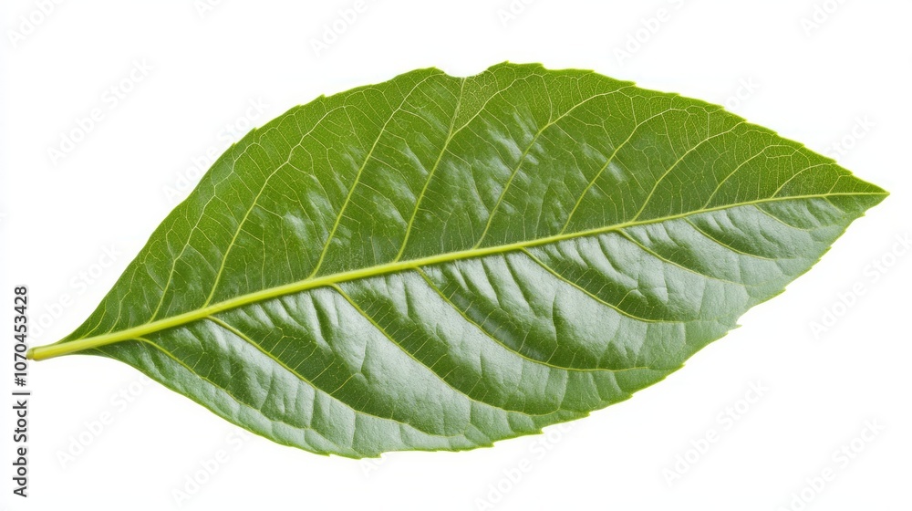 Obraz premium A thick green leaf