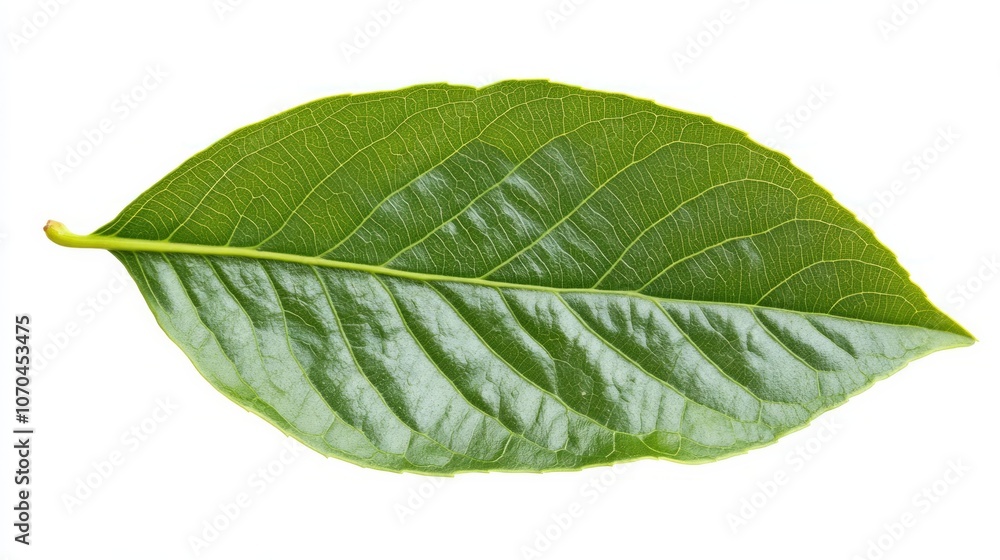 A thick green leaf A thick green leaf