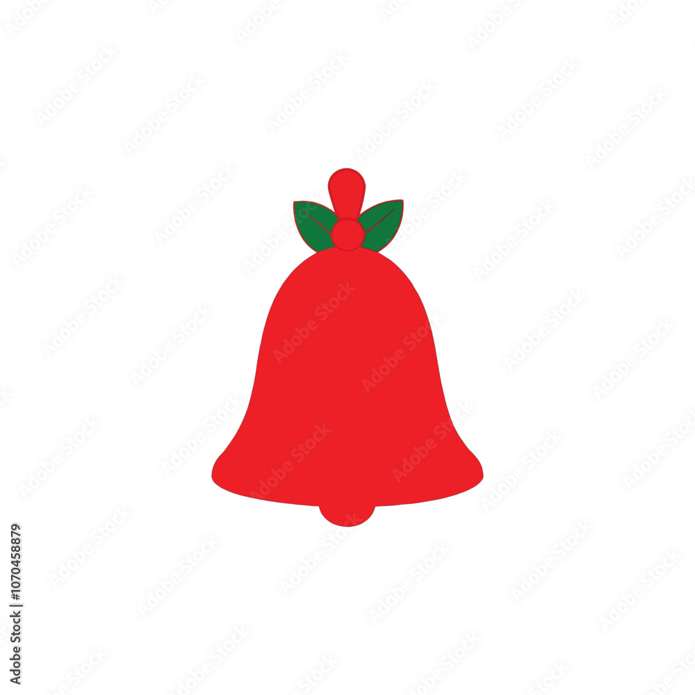 Christmas bell design element vector illustration Christmas bell design element vector illustration