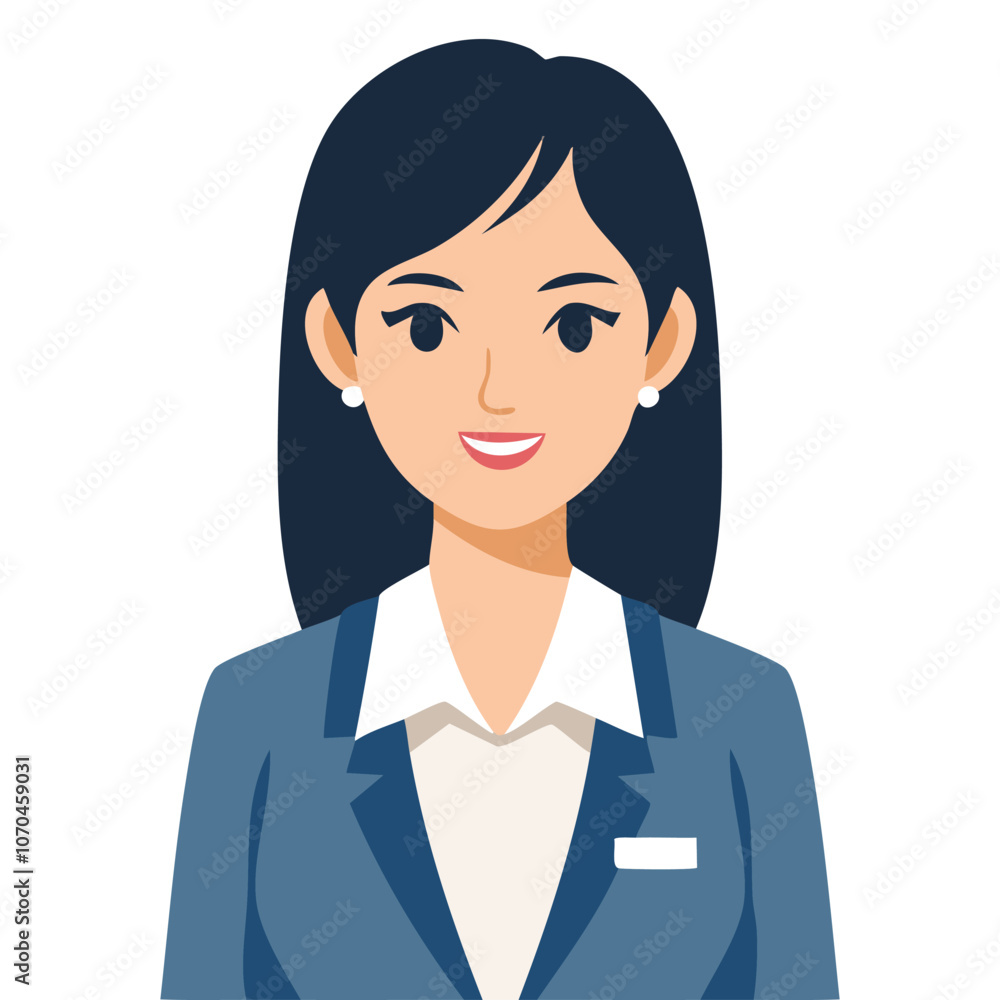 Portrait of a career woman in a neat suit Portrait of a career woman in a neat suit