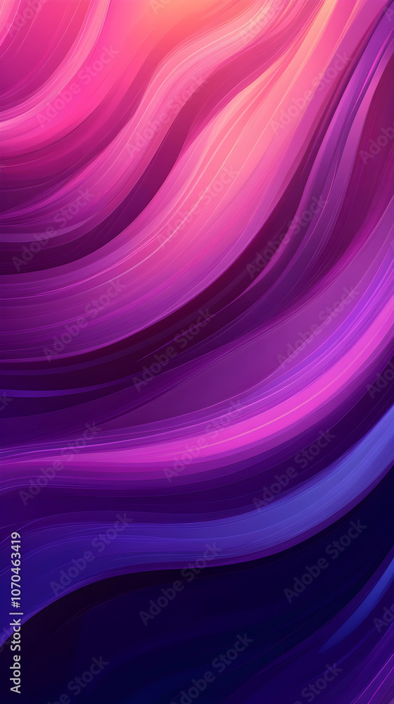 Fototapeta premium Abstract background with vibrant pink, purple, and blue flowing lines.