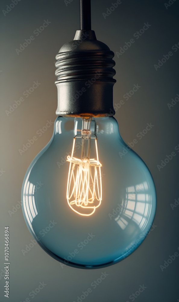 light bulb on black background light bulb on black background