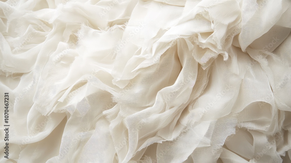 Soft Textured Fabric in Cream Color Soft Textured Fabric in Cream Color