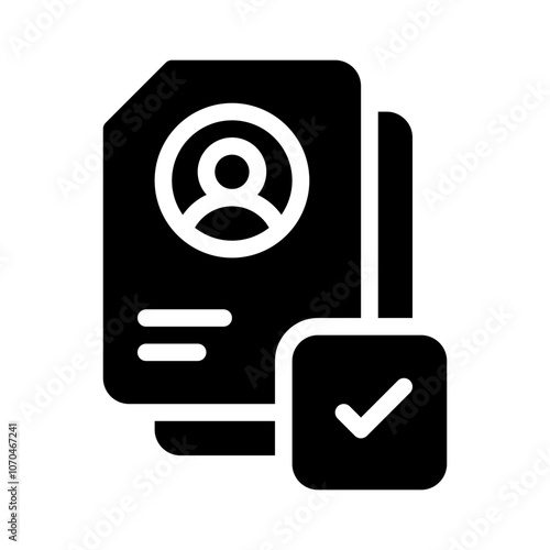 Icon Register With Style Glyph