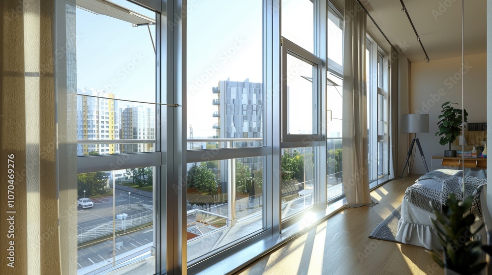 Energy-Efficient Triple Glazed Windows in Modern High-Rise Apartment Design Energy-Efficient Triple Glazed Windows in Modern High-Rise Apartment Design