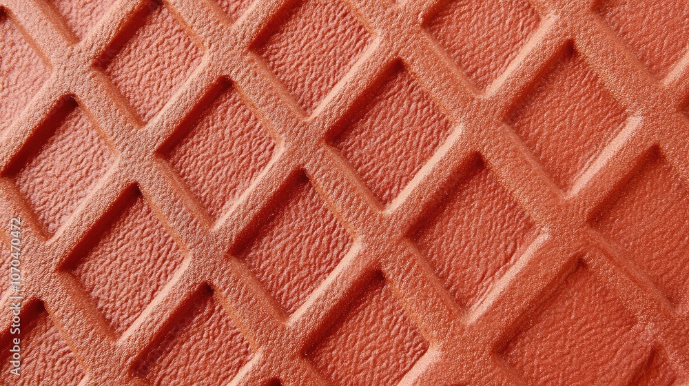 Textured Orange Surface with Diamond Pattern Textured Orange Surface with Diamond Pattern