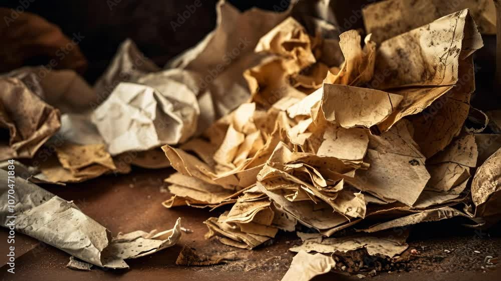 Detailing old crumpled paper textures Detailing old crumpled paper textures