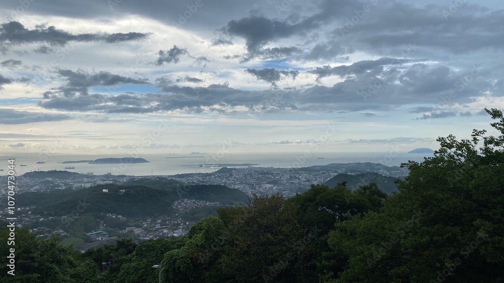 Panorama - Blick über Shimonoseki Panorama - Blick über Shimonoseki