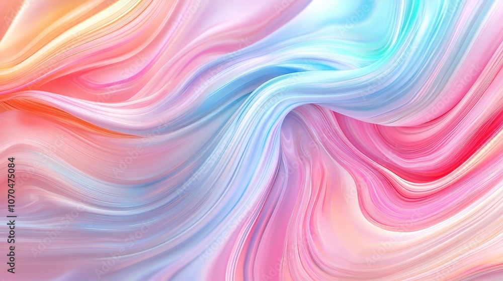 Soft Abstract Flowing Colors in Pastel Tones Soft Abstract Flowing Colors in Pastel Tones