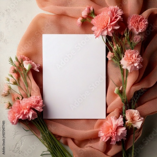 Feminine & Floral Poster Mockup photo