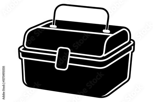 Lunchbox Silhouette vector illustration