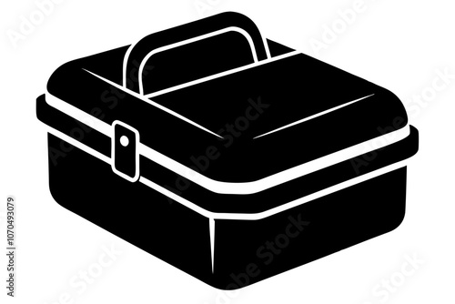 Lunchbox Silhouette vector illustration