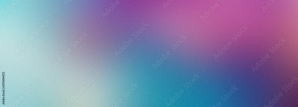Noisy purple and blue abstract background. Colorful gradient. Holographic blurred grainy gradient banner background texture. Noisy purple and blue abstract background. Colorful gradient. Holographic blurred grainy gradient banner background texture.