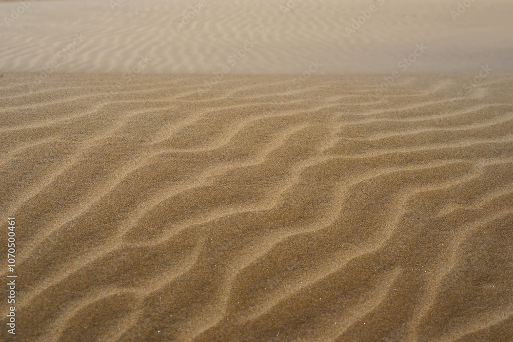 Sand textured pattern with copy space. Abstract background wallpaper. Sand waves in a desert dune Sand textured pattern with copy space. Abstract background wallpaper. Sand waves in a desert dune