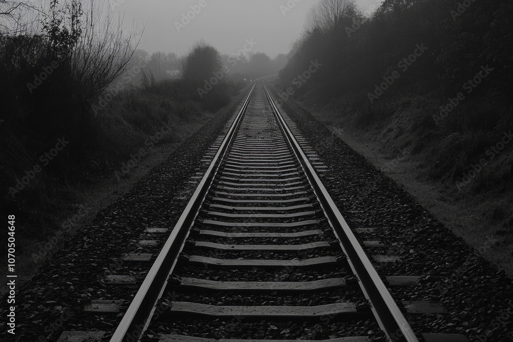 Fototapeta premium railroad tracks
