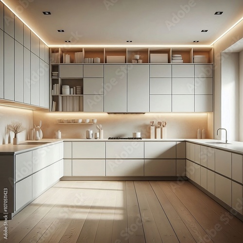 modern kitchen interior