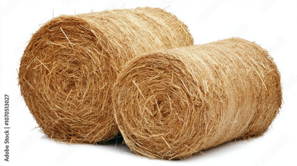 Farmers use straw bales for sustainable agriculture and eco-friendly practices Farmers use straw bales for sustainable agriculture and eco-friendly practices