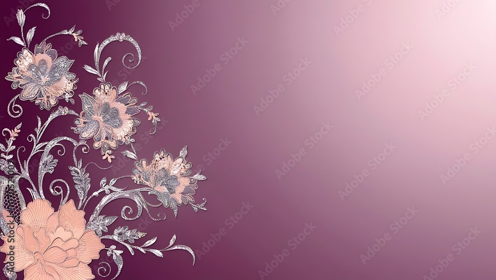 Abstract floral background. Generative Ai. Abstract floral background. Generative Ai.