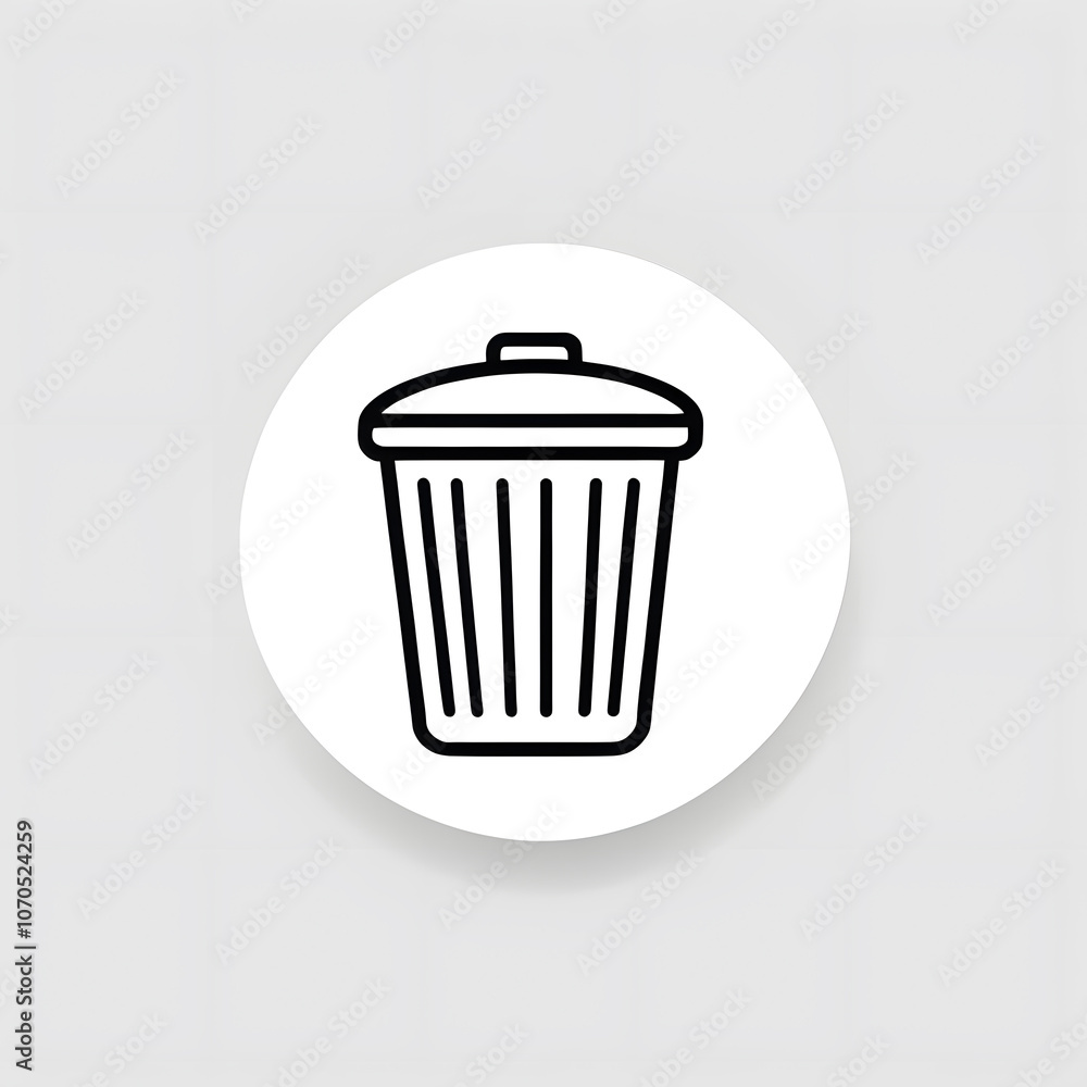trash bin icon button trash bin icon button