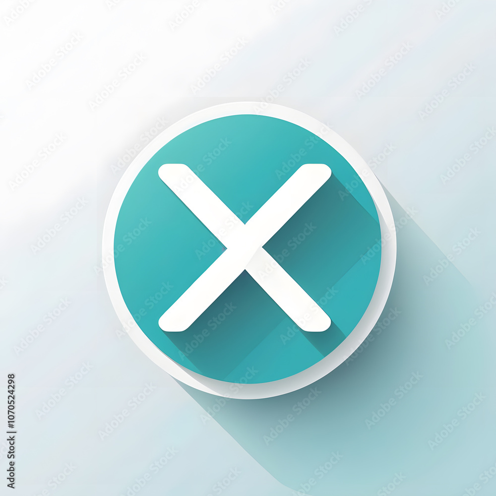 Obraz premium x cancel button