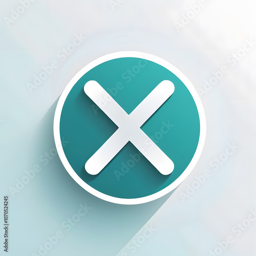 cross x mark icon