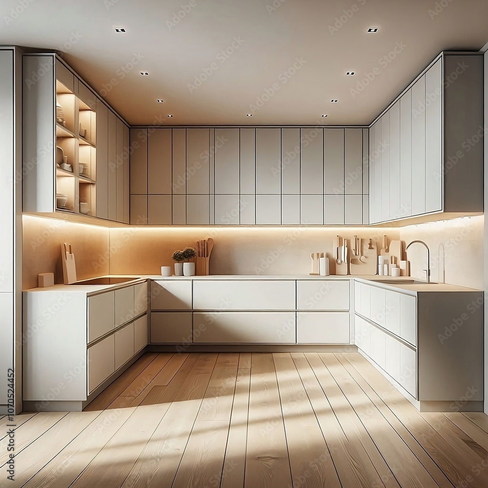 Fototapeta premium modern kitchen interior