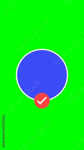 Follow animation Social media TikTok template video vertical 4k