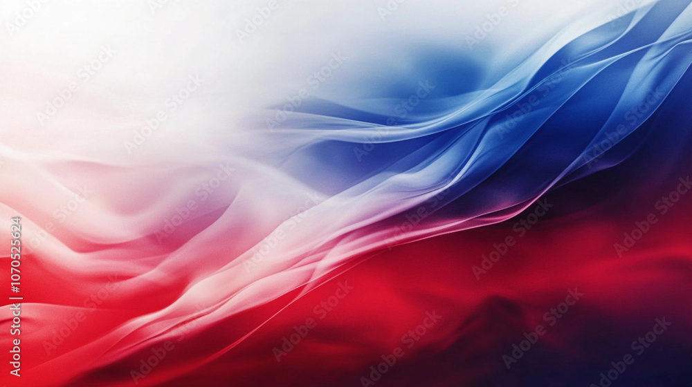 Obraz premium Wispy Red white blue background graphic for election political politics American