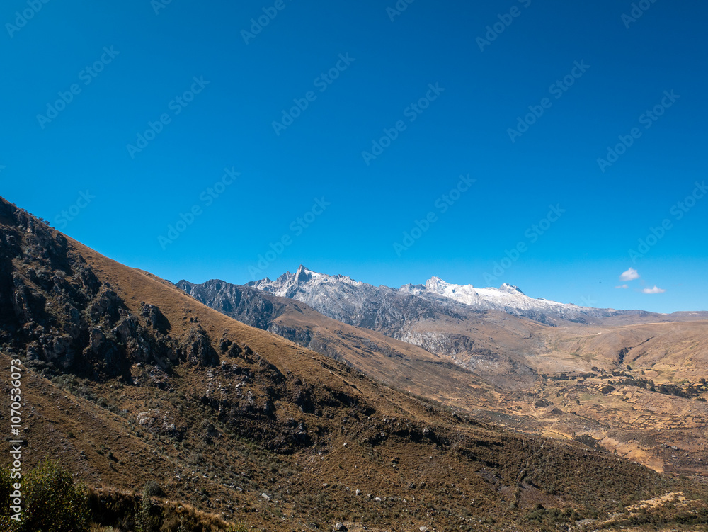 Mountains of the Huascaran National Park, a Natural Area Protected as a Biosphere Reserve in the Peruvian Department of Ancash