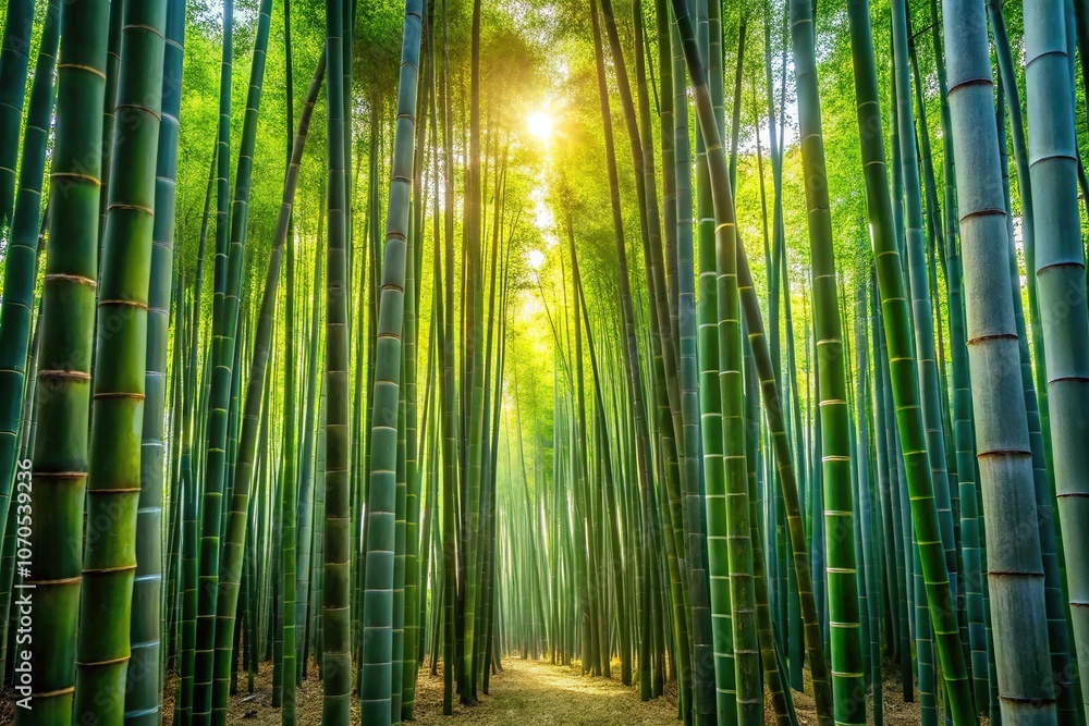 Minimalist Bamboo Forest, Lush Nature Photography, Abstract Grove Minimalist Bamboo Forest, Lush Nature Photography, Abstract Grove
