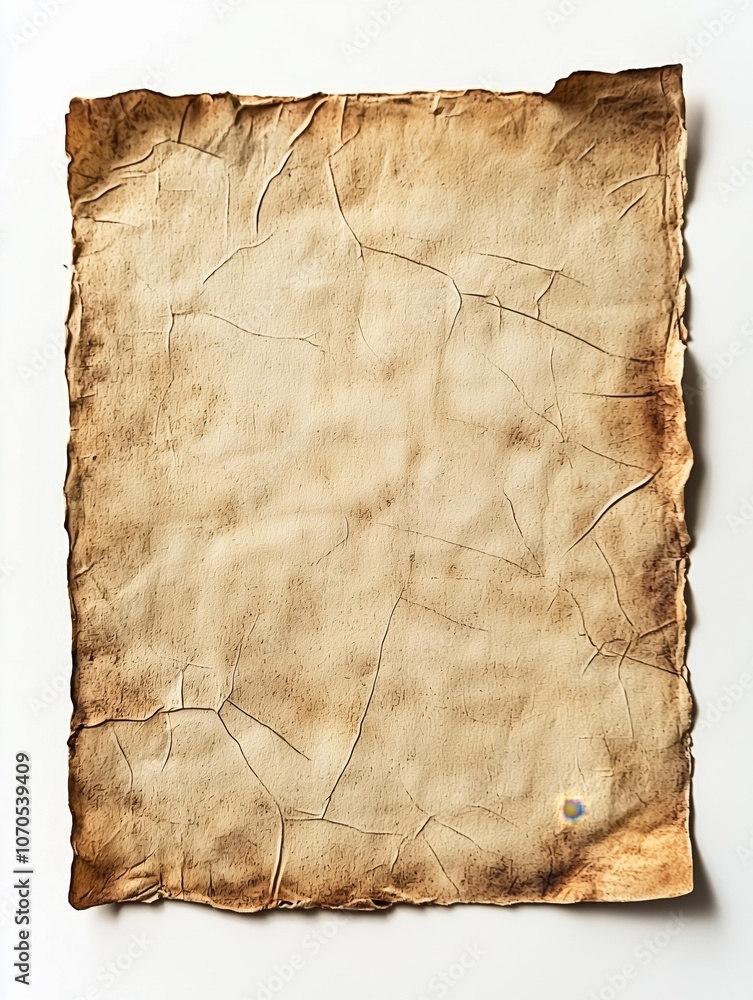 Fototapeta premium Cream Fiber Tall Sheet Parchment Texture