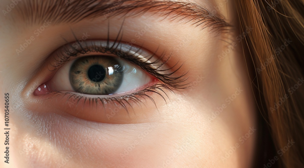close up of beautiful woman eye close up of beautiful woman eye
