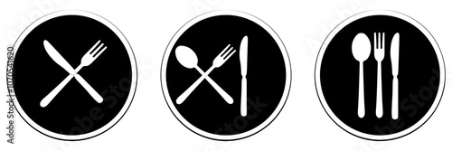 illustrator background for cutlery