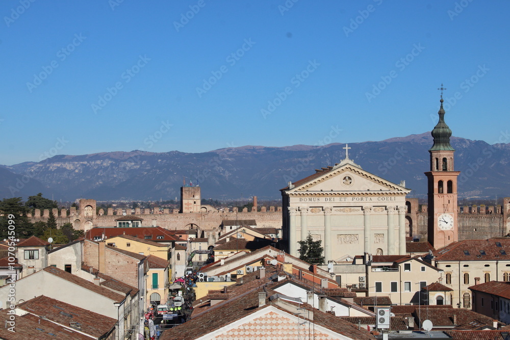 Obraz premium view of the town