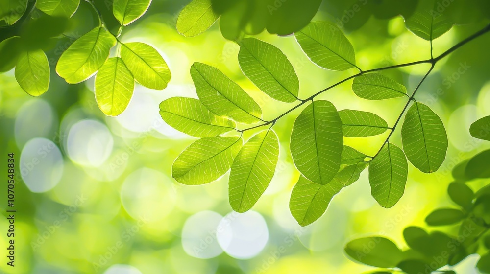 Close-up of green leaves with blurred background. Close-up of green leaves with blurred background.