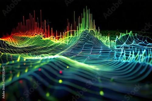 oscilloscope wave patterns electronic signal visualizations as f